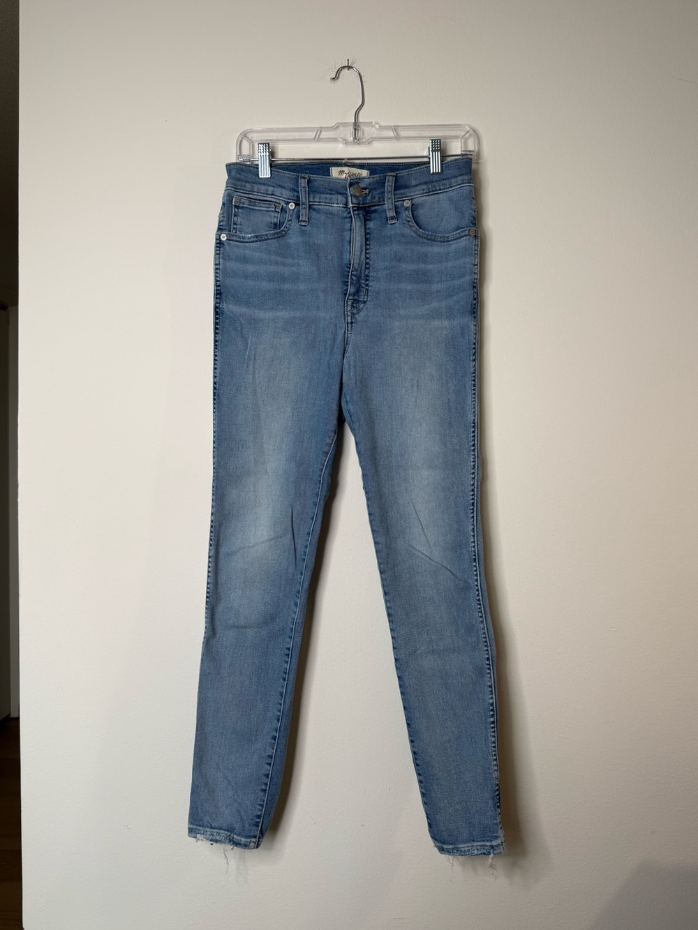 Light Blue Madewell 10” High Rise Women’s Skinny Jeans